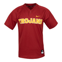 USC Trojans Two-Button Replica Baseball Jersey